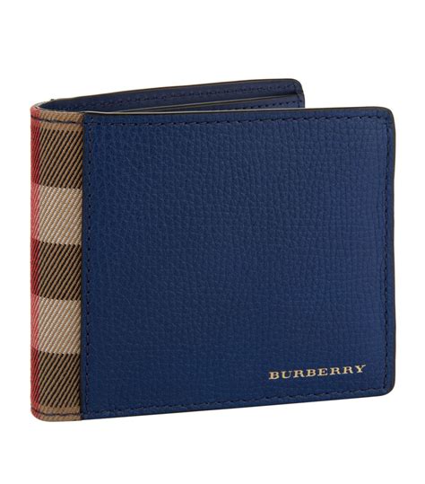 burberry black label men wallet blue red|burberry wallet men's vintage.